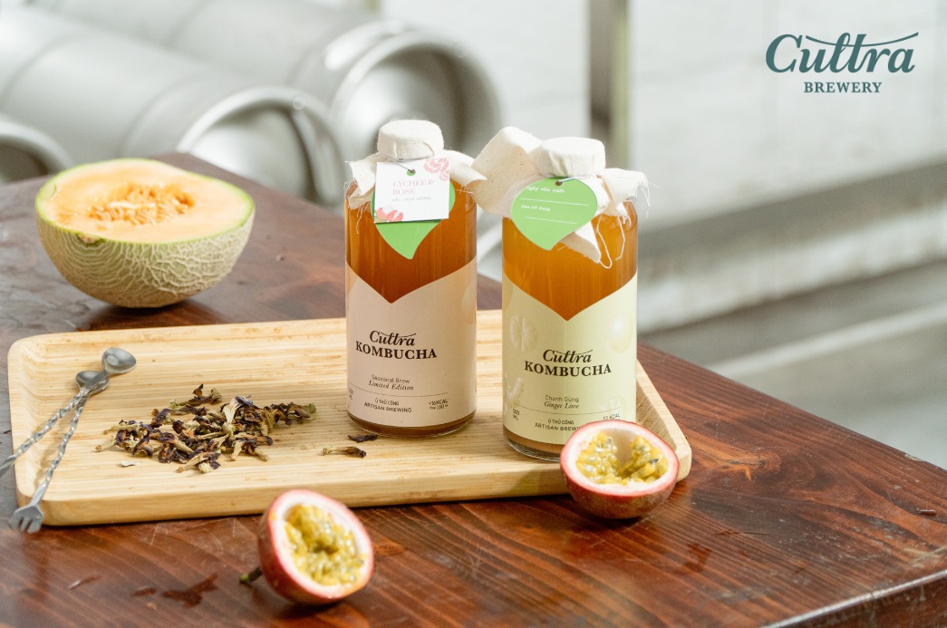 Kombucha đóng chai thuận tiện cho việc bảo quản